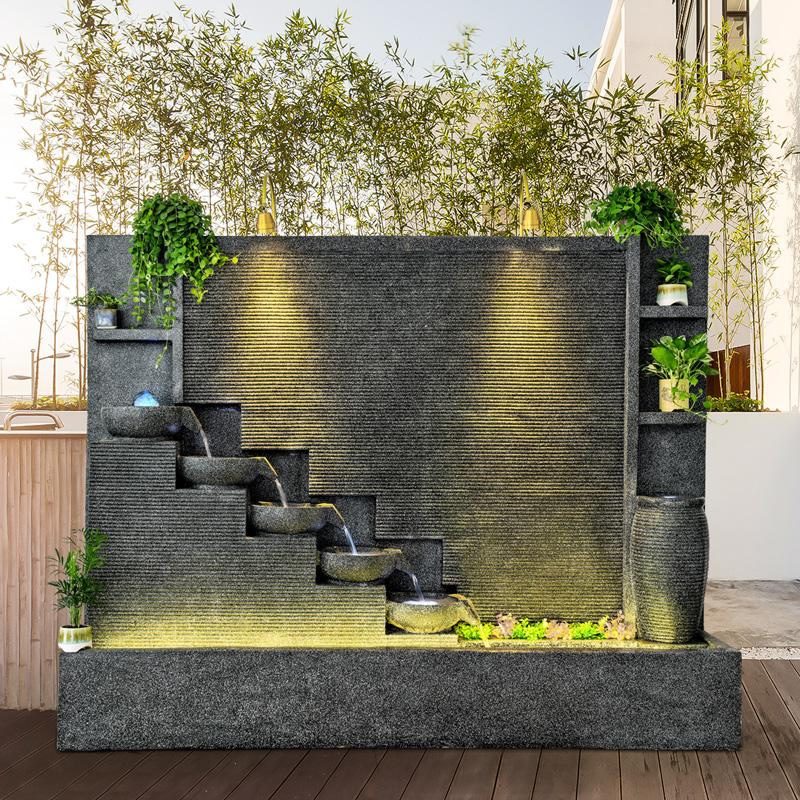 辦公室氛圍營(yíng)造水幕墻